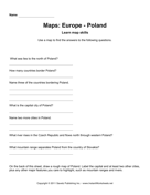 Maps Europe Poland Facts
