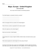 Maps Europe United Kingdom Facts