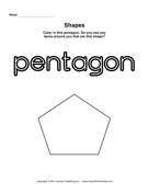 Pentagon Shape 