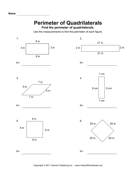 Perimeter Quadrilaterals 1 
