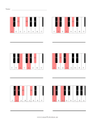 Piano Common Diminished Chords Name Chord
