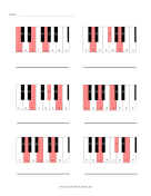 Piano Common Major Chords Name Chord
