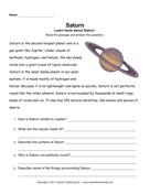 Saturn Comprehension 