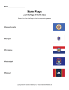 State Flags MA MO