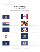 States Flags Names KS MN