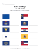 States Flags Names NV MS