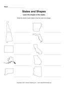 States Shapes DE AZ