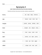 Synonyms 3