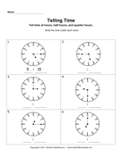 Telling Time 2 