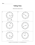 Telling Time 4 