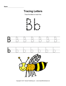 Tracing Letters B 