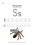 Tracing Letters S 