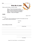 Write A Letter 